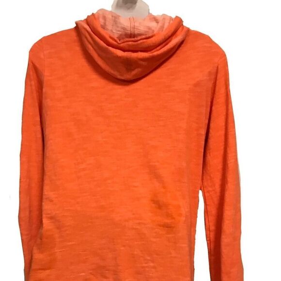 Bench Orange Full Zip Hoodie Sweatshirt Jacket Small - Picture 15 of 16